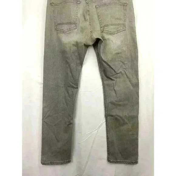 Timberland Gray Charcoal Wash Stretch Denim 33x30 Straight Jeans Mens - Picture 9 of 13